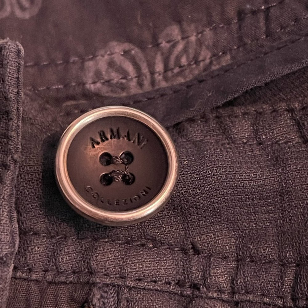 Armani collezioni wide leg Navy pant - Size 6